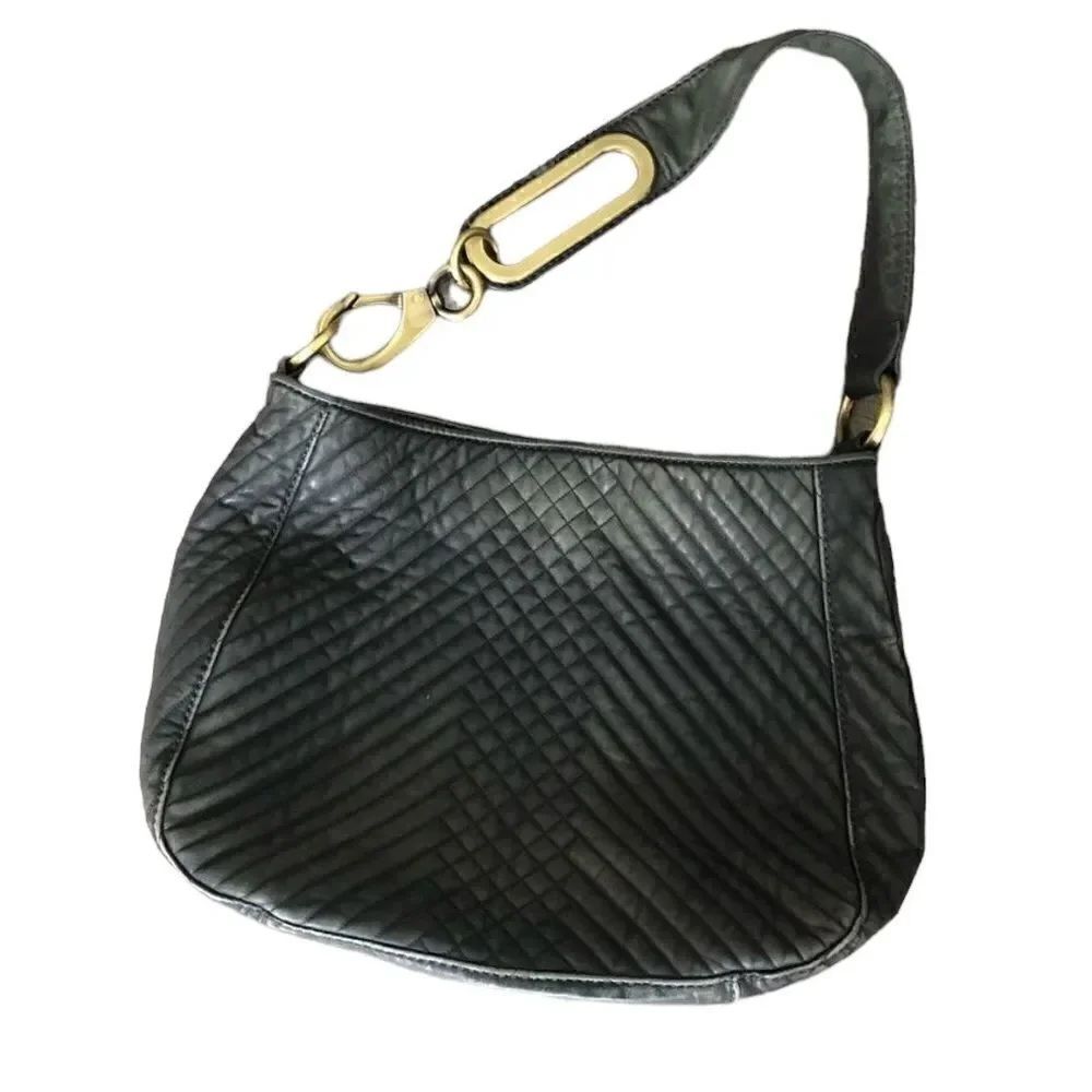 CYNTHIA ROWLEY large clip strap Leather Quilted Bag